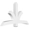 Ekena Millwork Davenport Architectural Grade PVC Gable Bracket, 72"W x 42"H x 6"D x 6"F, 14/12 Pitch GBP072X42X0606DAV00 - alternate 1